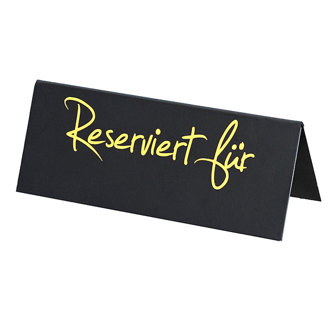 Écriteaux Reserviert für 150 mm